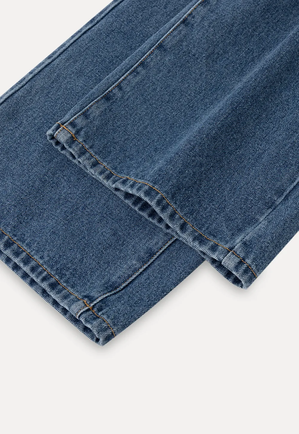 Wide Leg High Waist Denim Jeans
