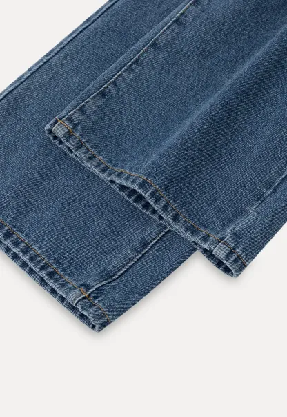 Wide Leg High Waist Denim Jeans