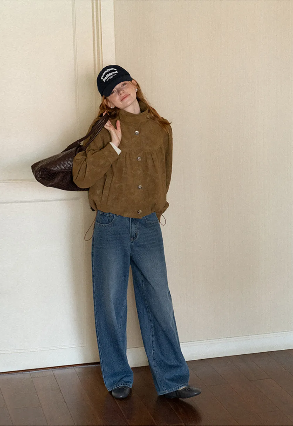 Wide Leg High Waist Denim Jeans