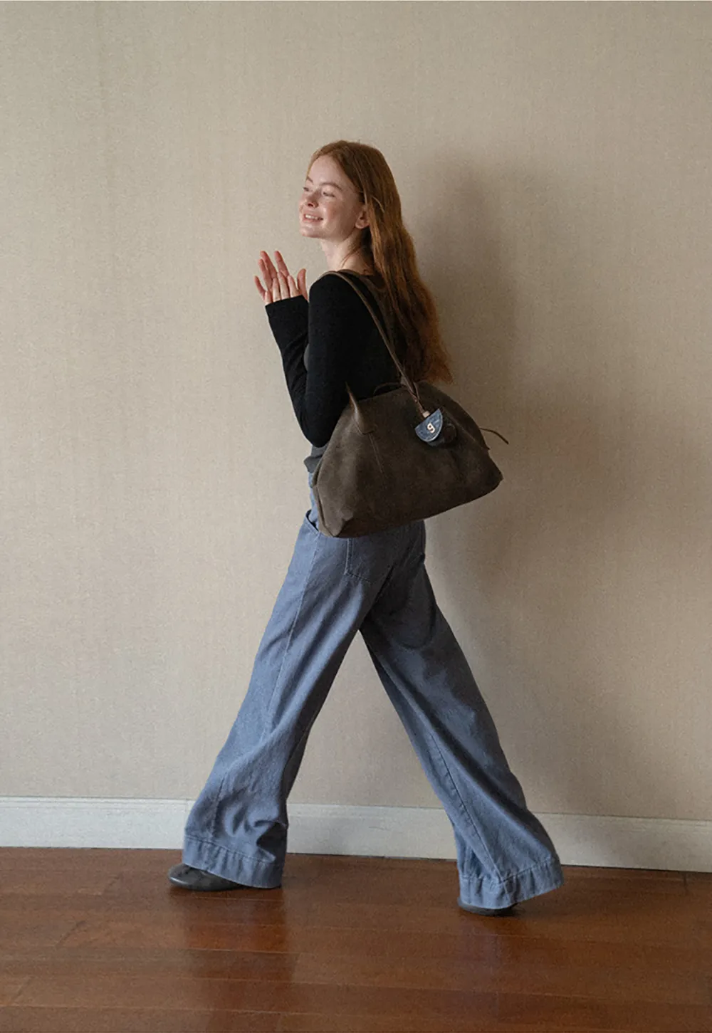 Wide Leg High Waist Denim Jeans