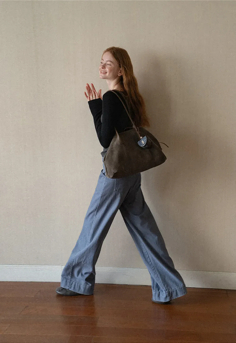 Wide Leg High Waist Denim Jeans