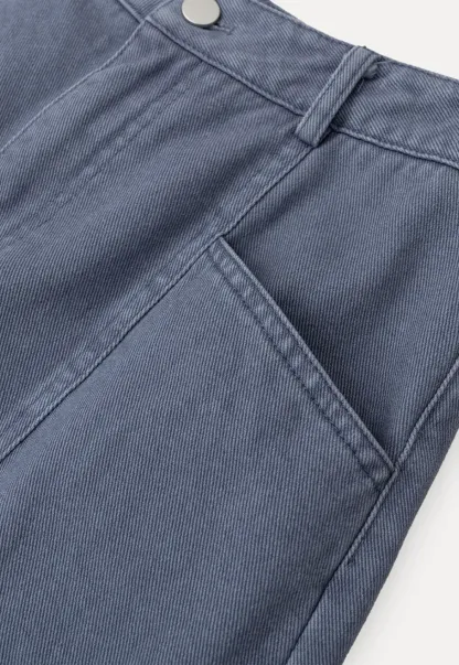 Wide Leg High Waist Denim Jeans
