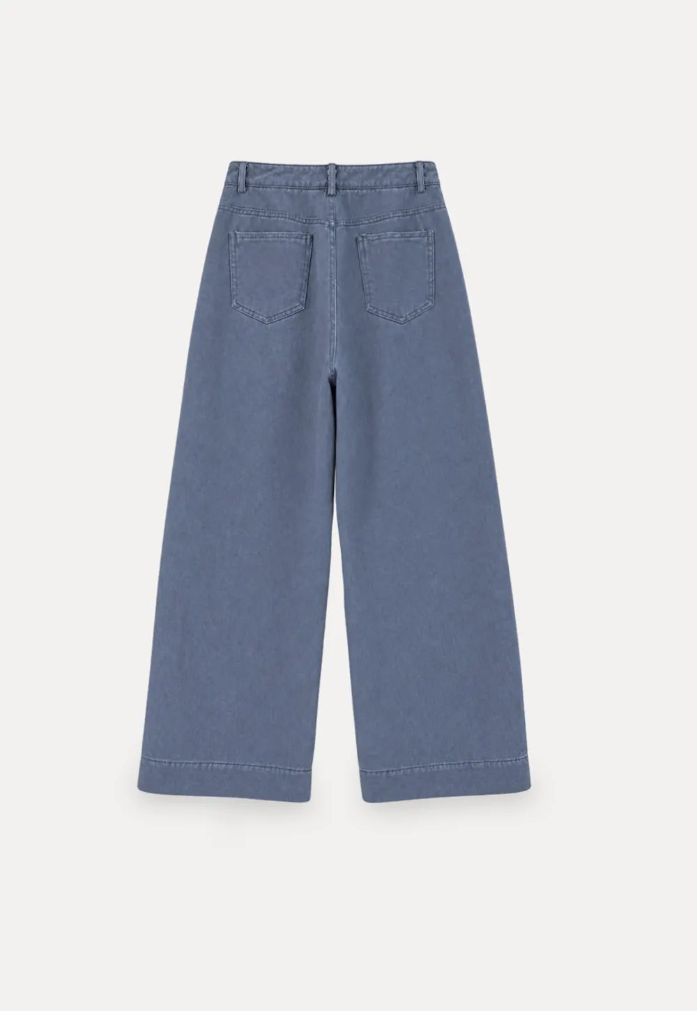 Wide Leg High Waist Denim Jeans