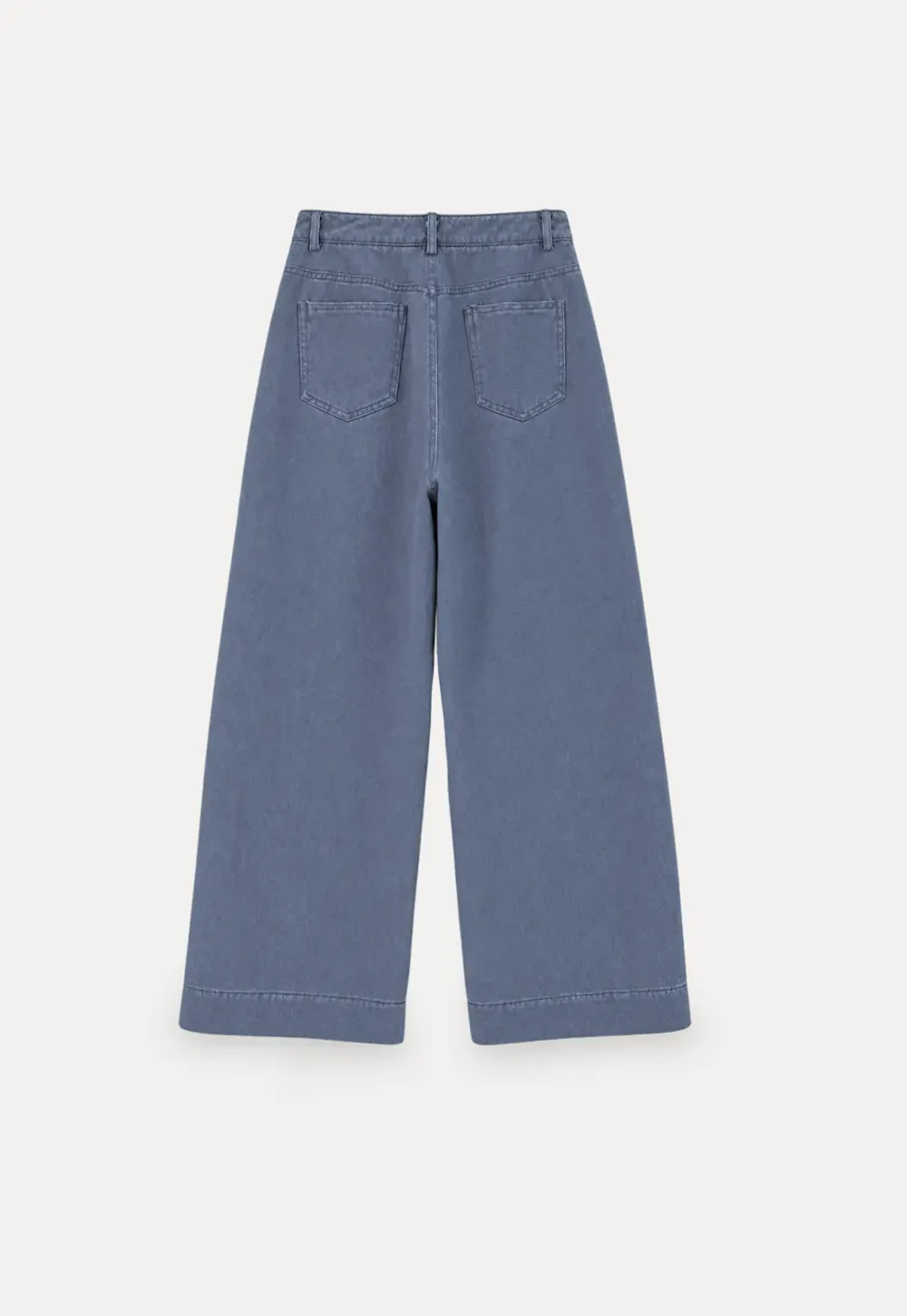 Wide Leg High Waist Denim Jeans
