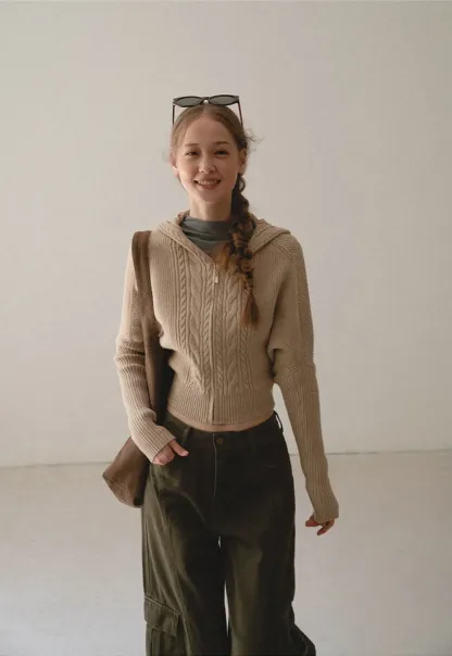 Cargo Pocket Wide Leg Denim Pant