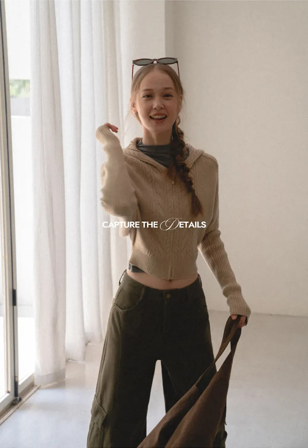 Cargo Pocket Wide Leg Denim Pant
