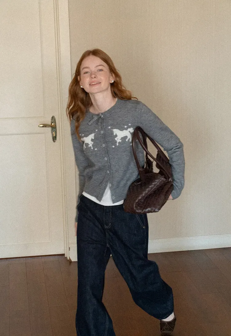High Waist Wide Leg Denim Jeans