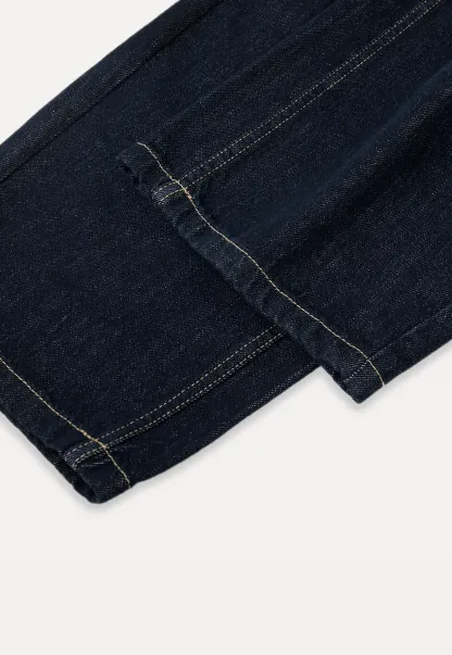 High Waist Wide Leg Denim Jeans