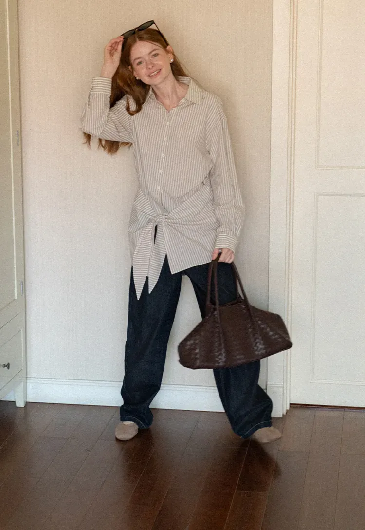High Waist Wide Leg Denim Jeans