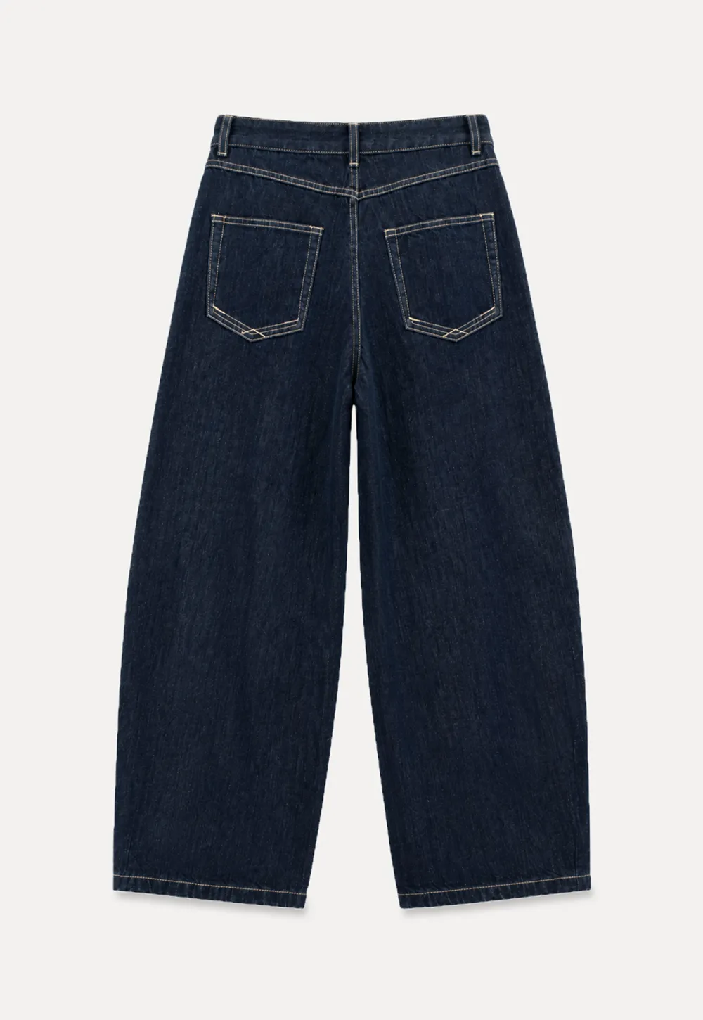 High Waist Wide Leg Denim Jeans