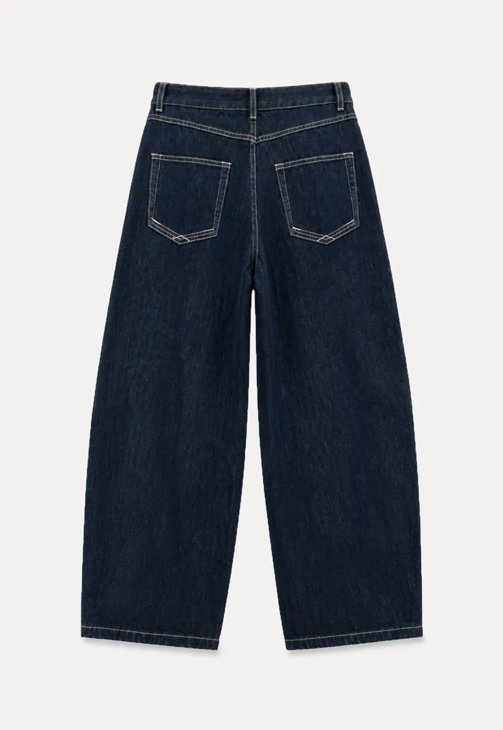 High Waist Wide Leg Denim Jeans