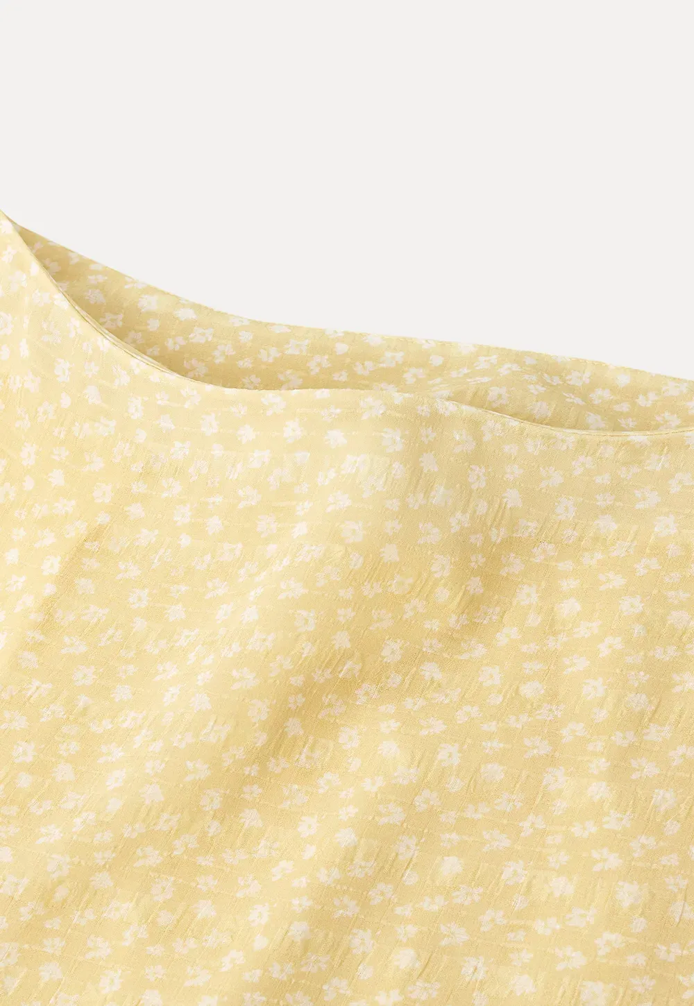 A-line skirt with subtle textured pattern