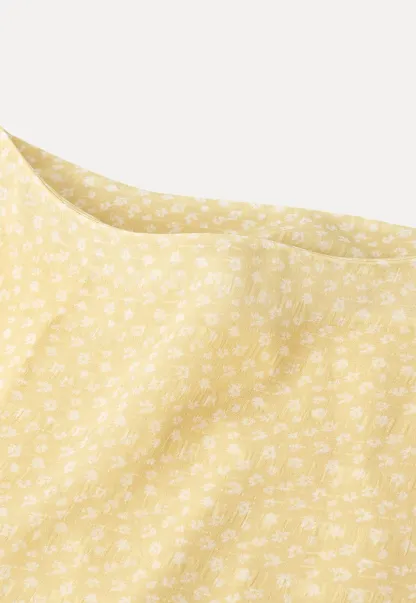 A-line skirt with subtle textured pattern