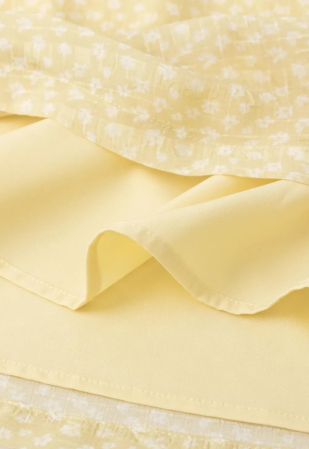 A-line skirt with subtle textured pattern