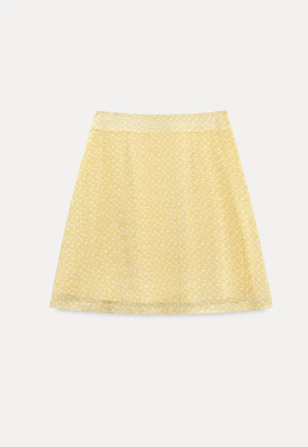 A-line skirt with subtle textured pattern
