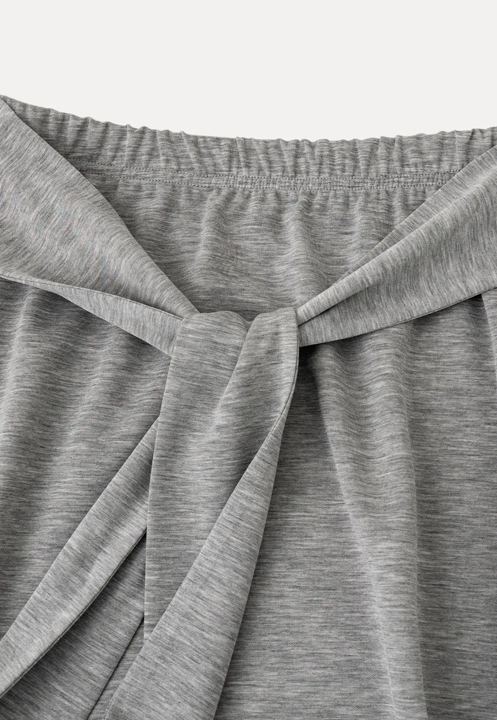 Wrap style long skirt with side drape detail