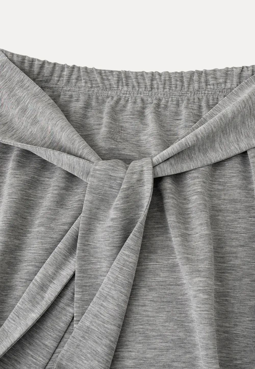 Wrap style long skirt with side drape detail