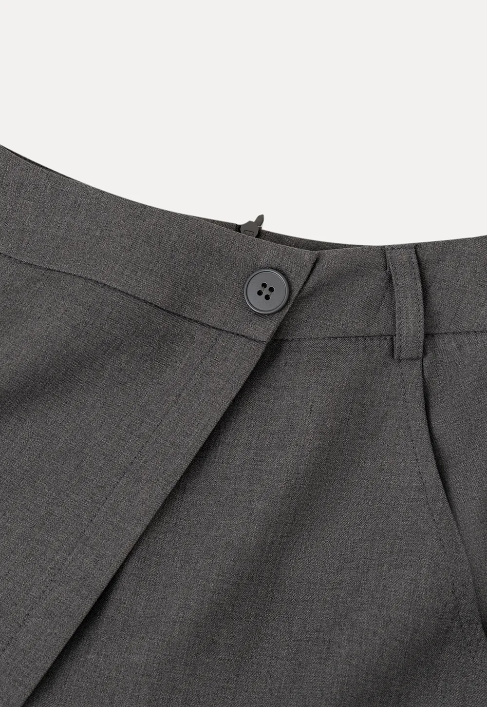 Asymmetric Wrap High Waist Skirt