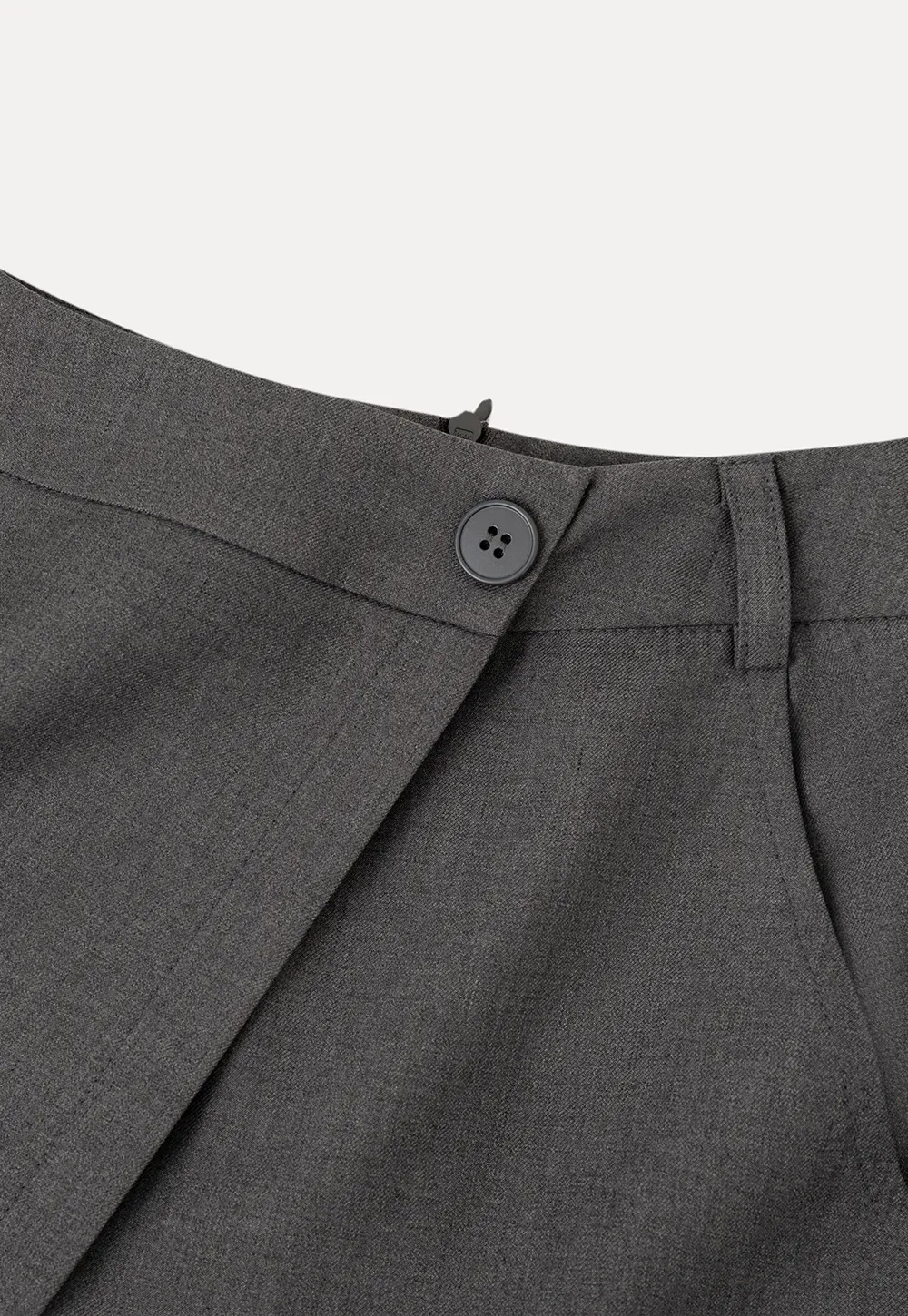 Asymmetric Wrap High Waist Skirt