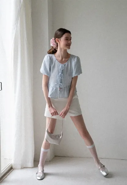 Asymmetric Wrap High Waist Skirt