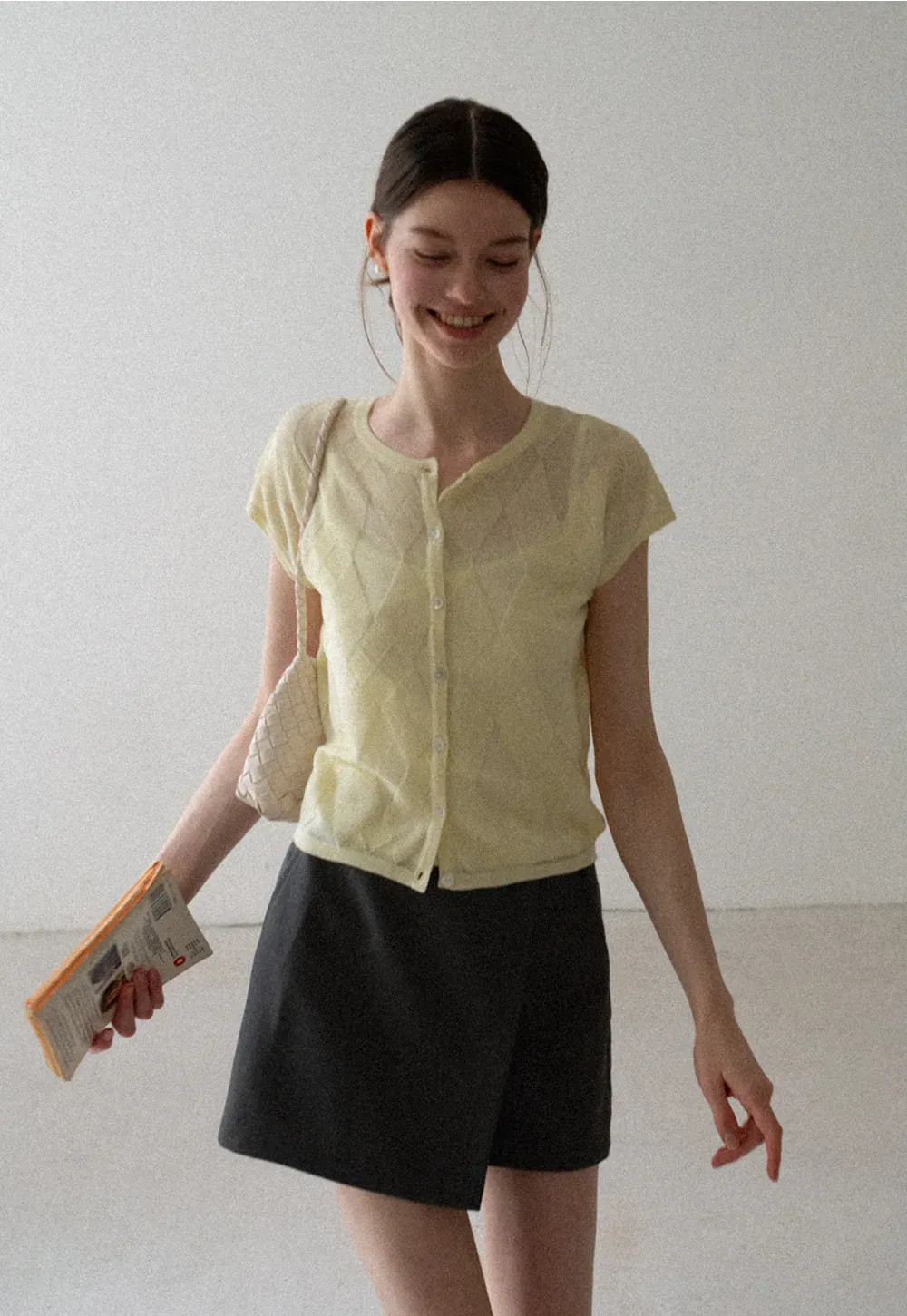 Asymmetric Wrap High Waist Skirt