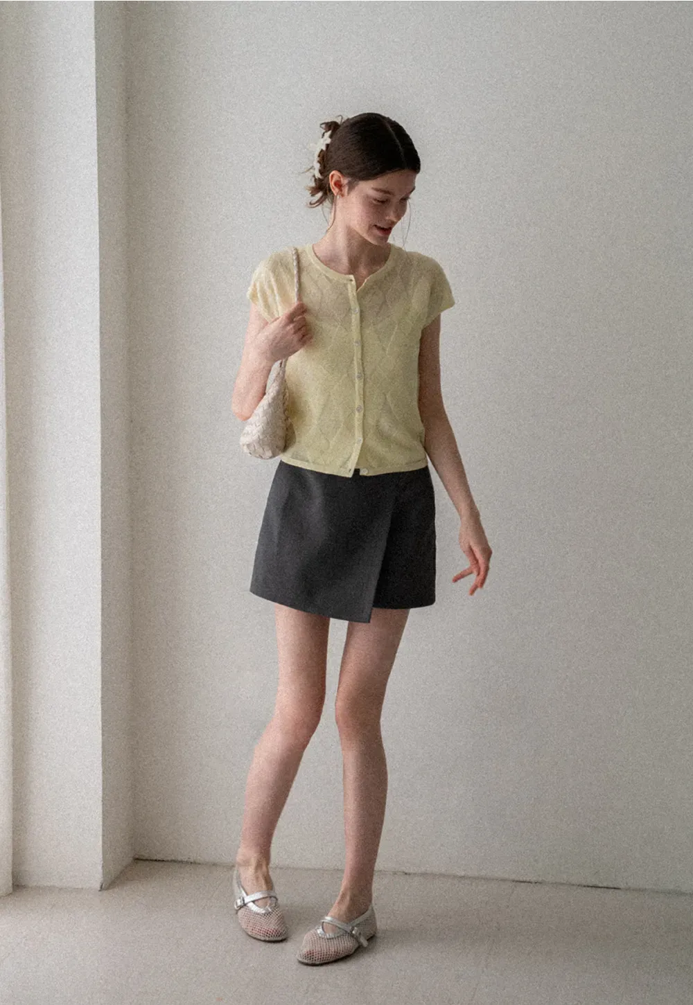 Asymmetric Wrap High Waist Skirt