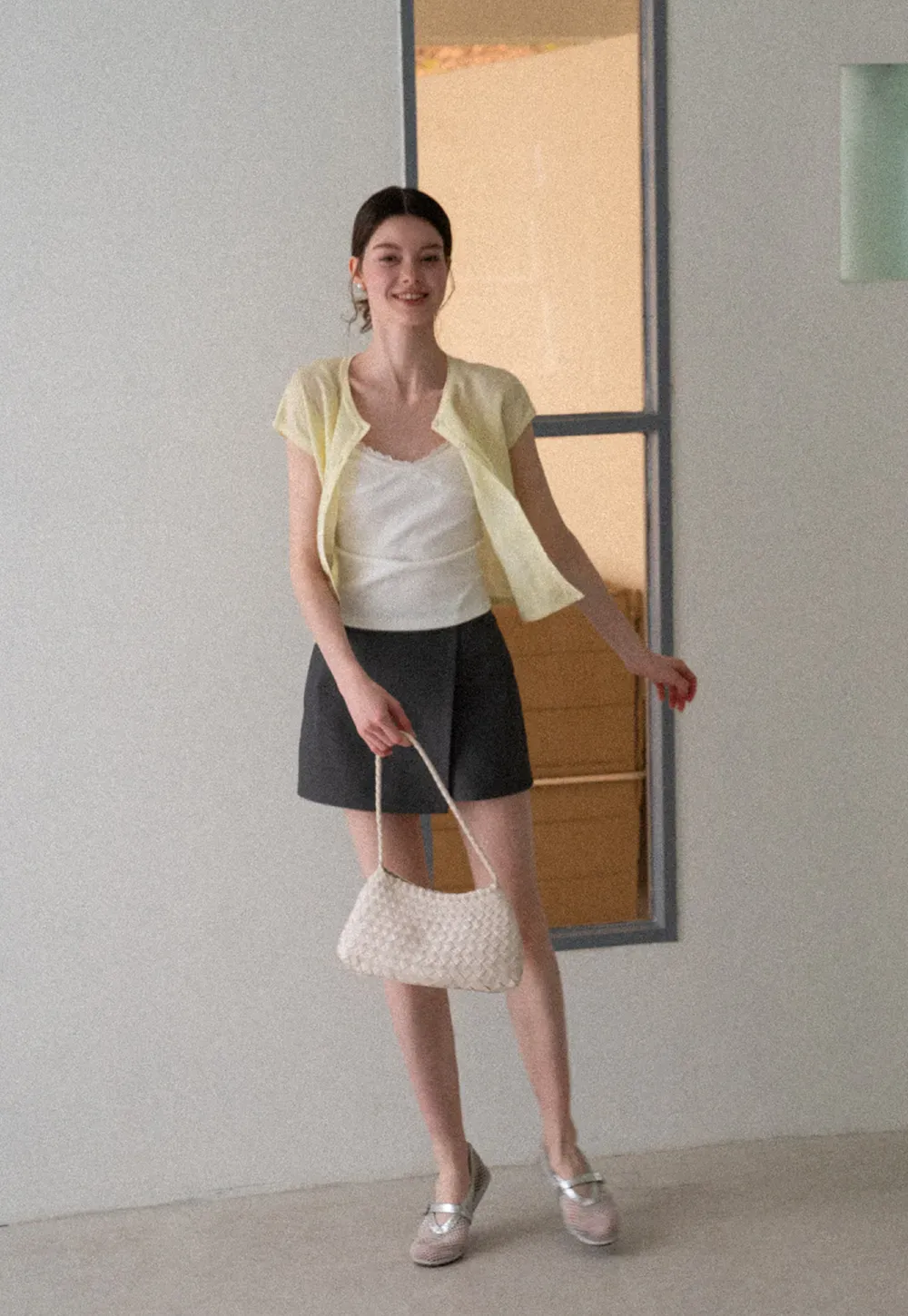 Asymmetric Wrap High Waist Skirt