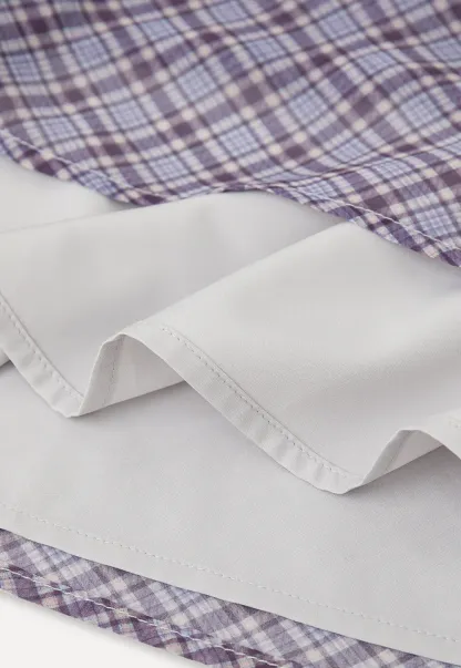 Plaid Print A Line Skirt