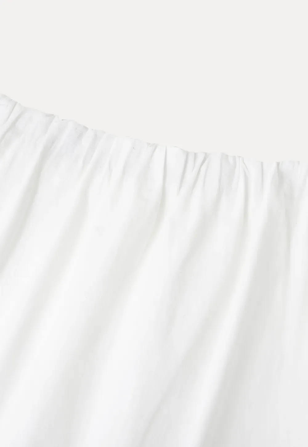 Ruched Side Detail High Waist A Line Skirt