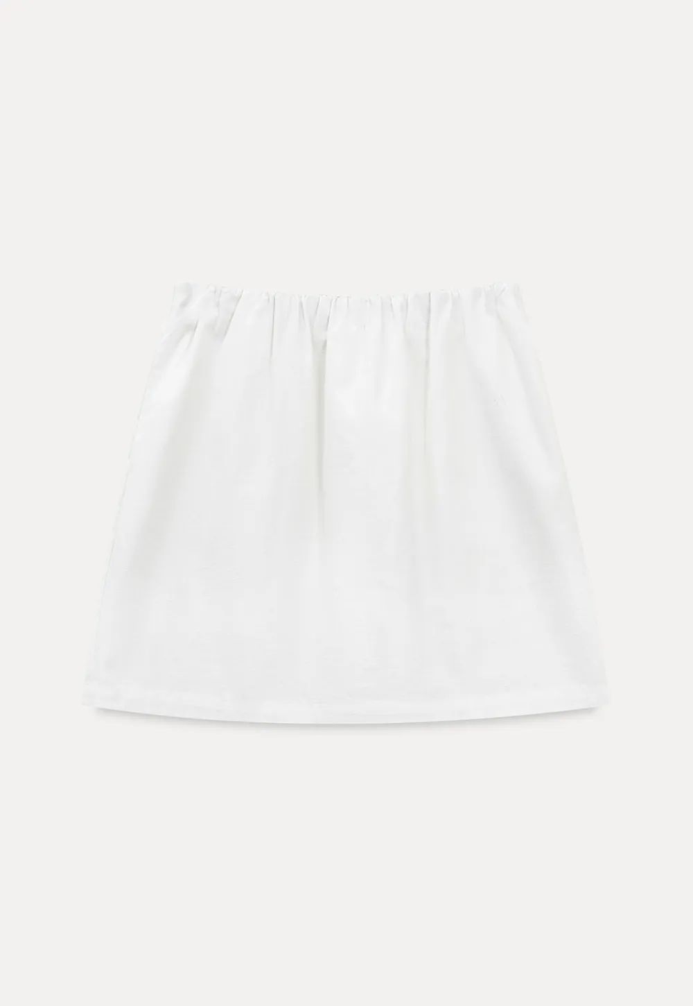 Ruched Side Detail High Waist A Line Skirt