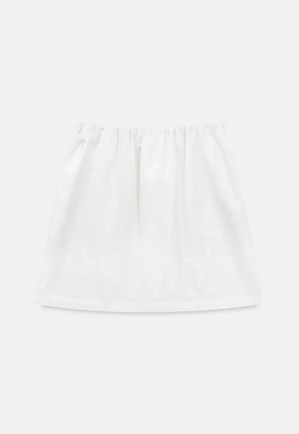 Ruched Side Detail High Waist A Line Skirt