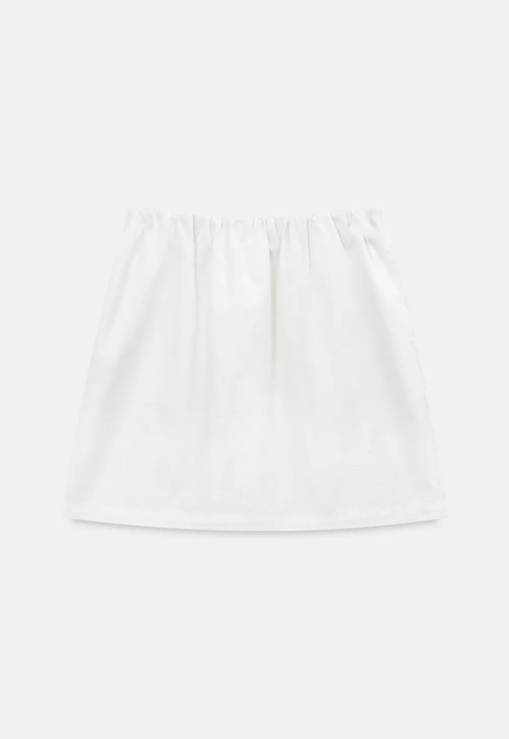 Ruched Side Detail High Waist A Line Skirt