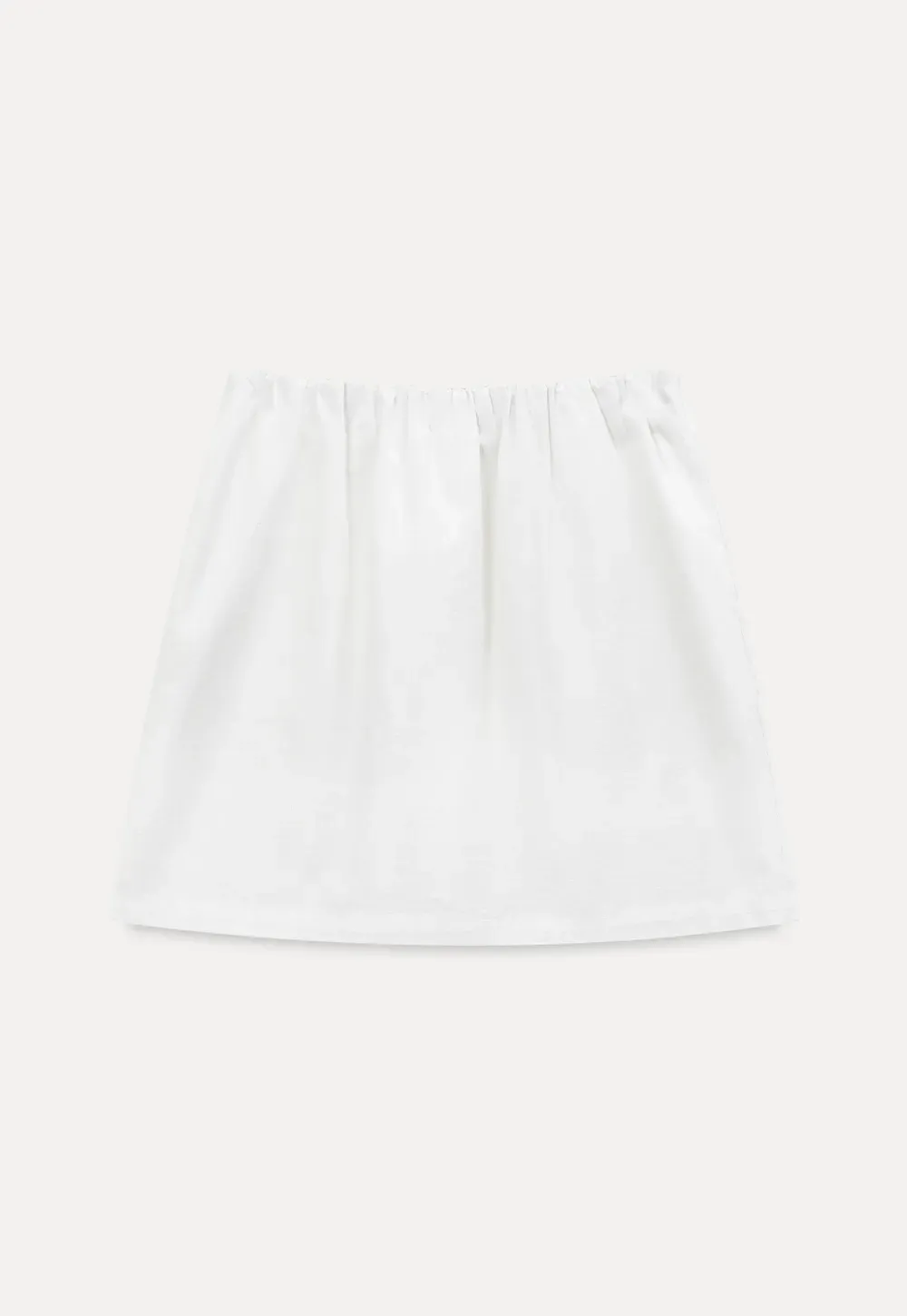Ruched Side Detail High Waist A Line Skirt