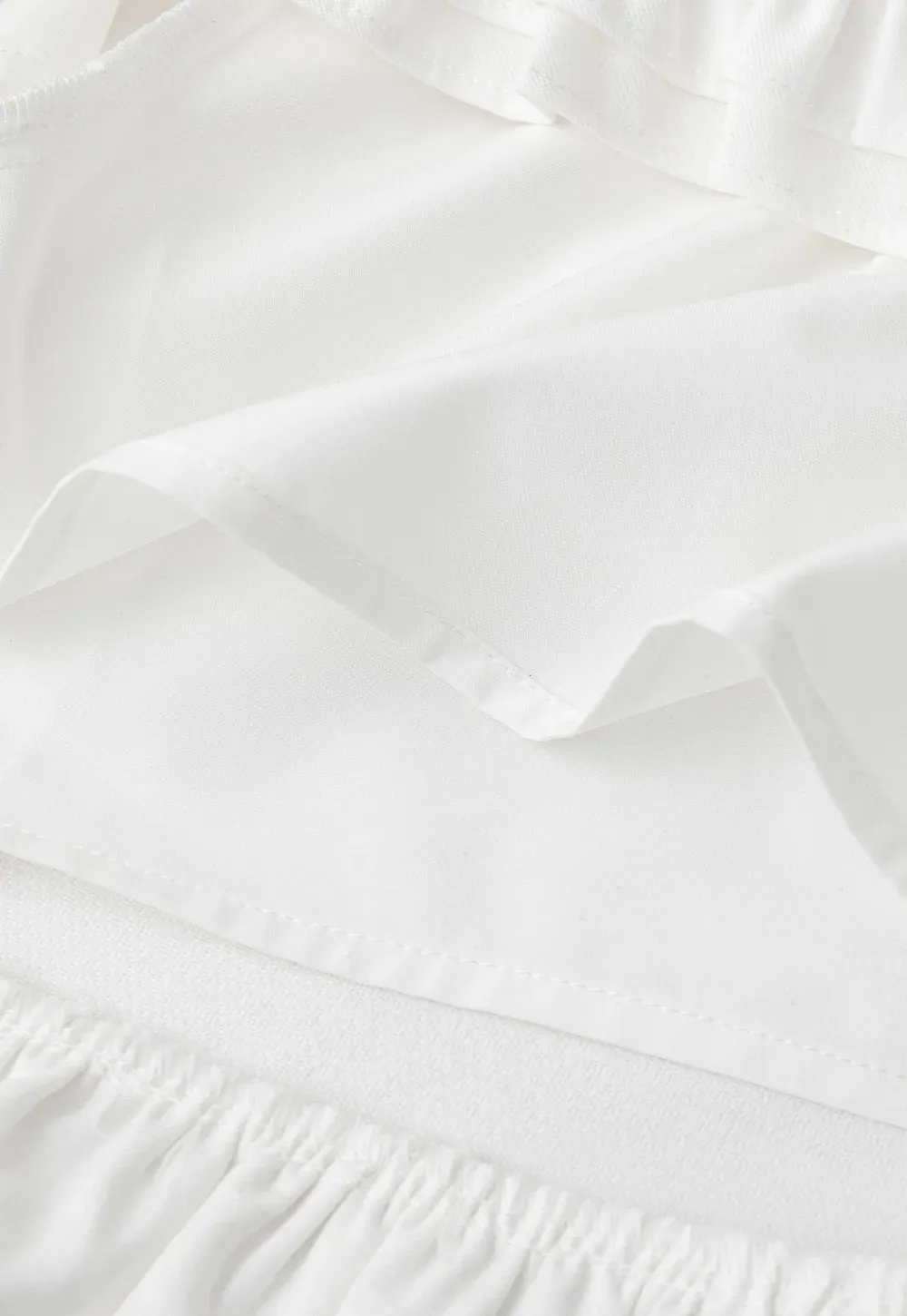 Ruffled Hem Mini Skirt