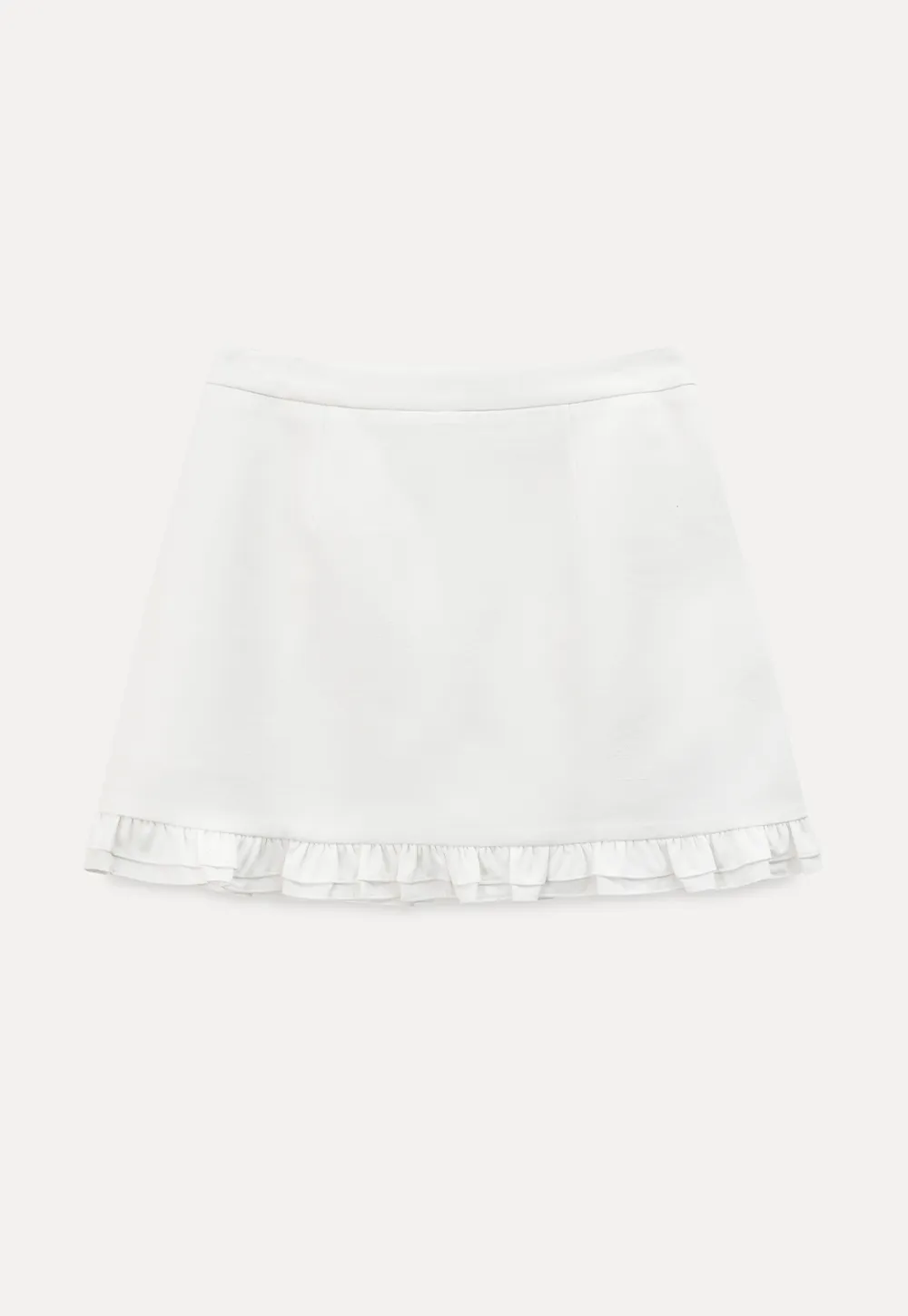 Ruffled Hem Mini Skirt