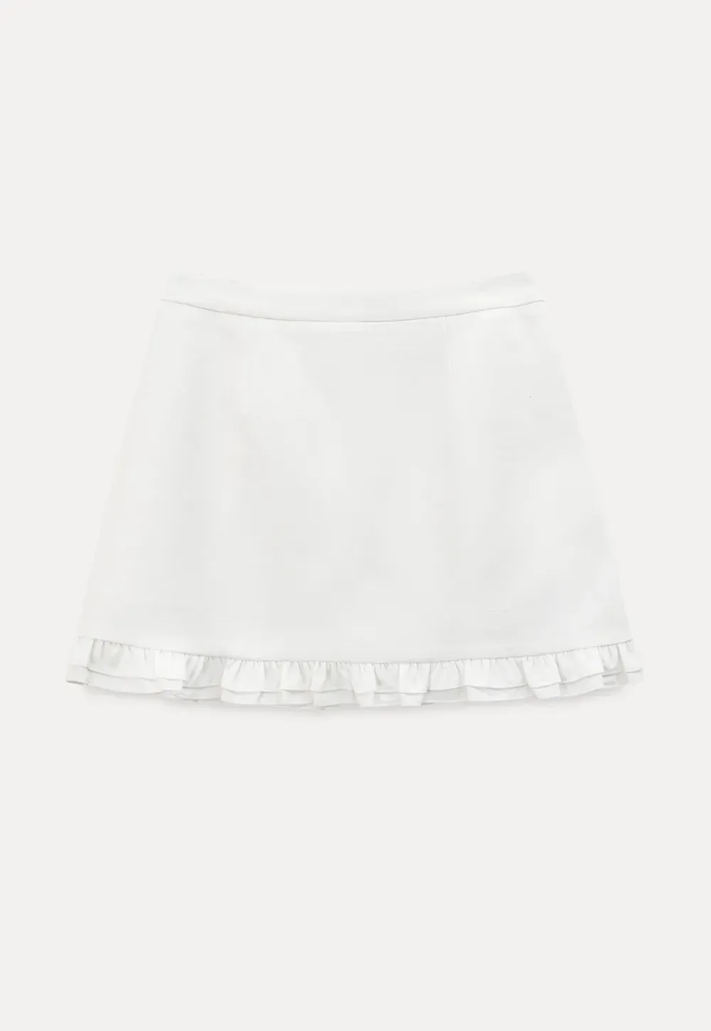 Ruffled Hem Mini Skirt