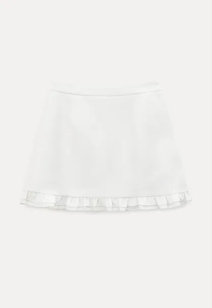 Ruffled Hem Mini Skirt