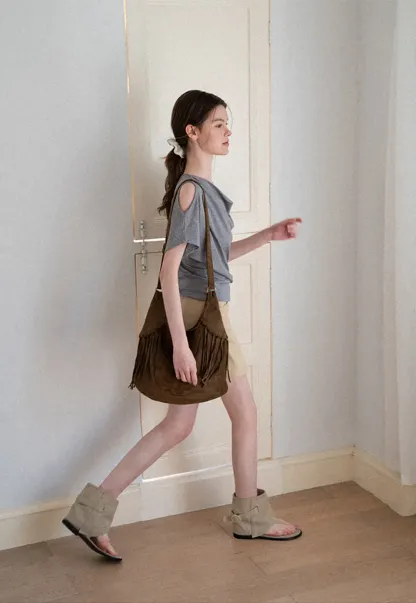 High Waist Structured Mini Skirt With Front Button Closure