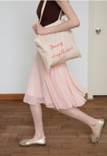 Flowy Pleated Midi Skirt