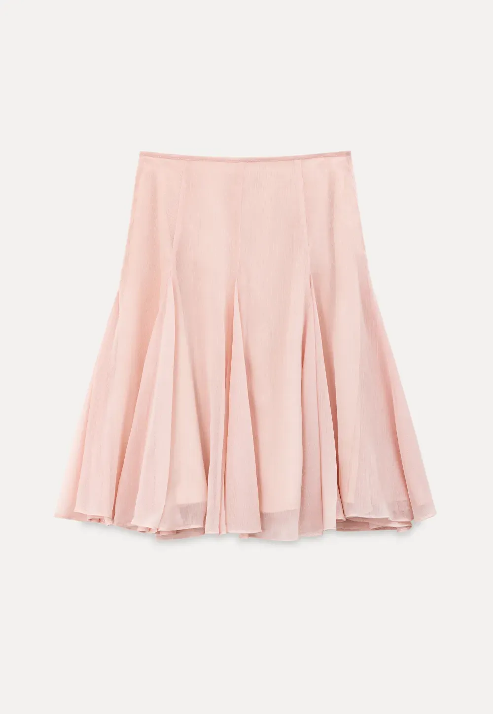 Flowy Pleated Midi Skirt
