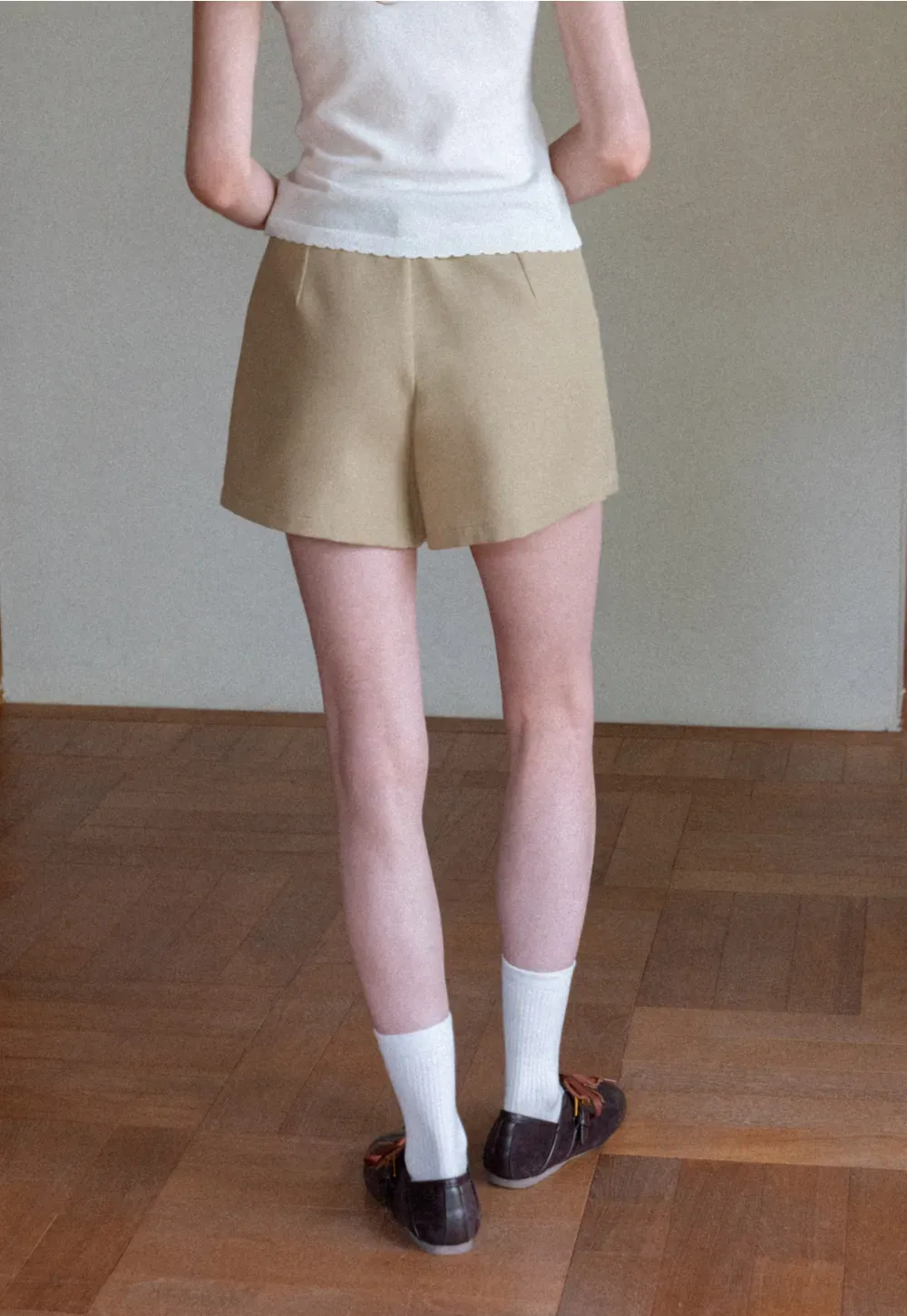 Pleated High Waist Skirt