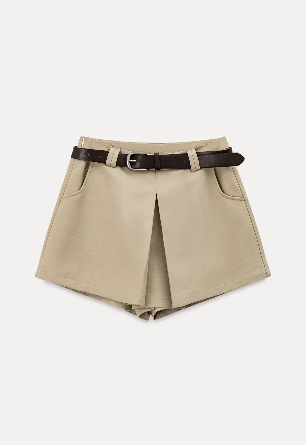 Pleated High Waist Skirt