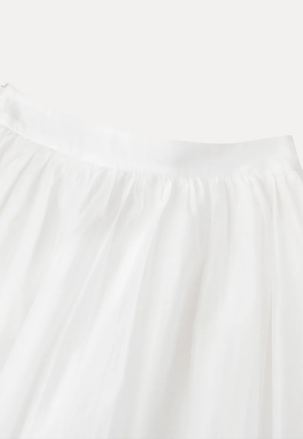 Layered Tulle Skirt with Scalloped Hem