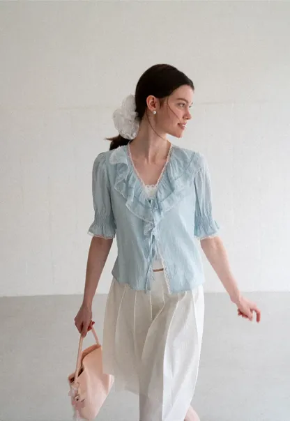 Pleated A Line Midi Skirt