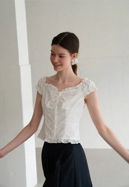 Pleated A Line Midi Skirt