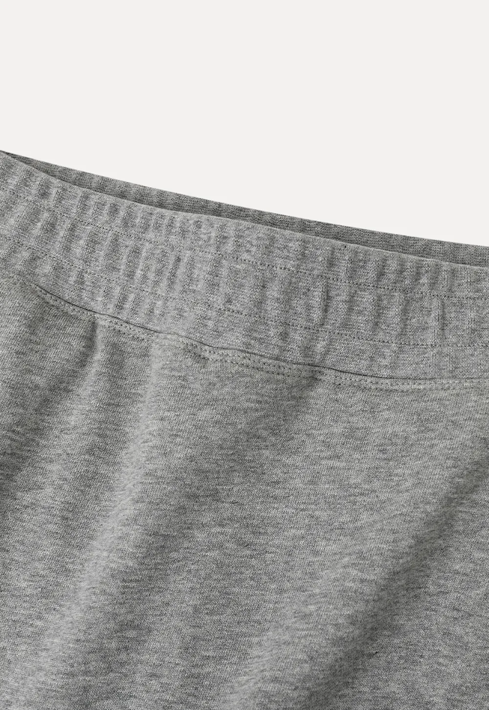 Ribbed Waistband Mini Skirt