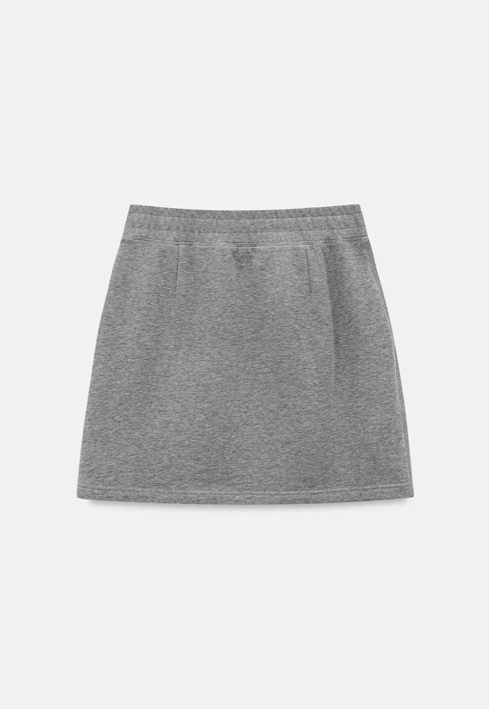 Ribbed Waistband Mini Skirt