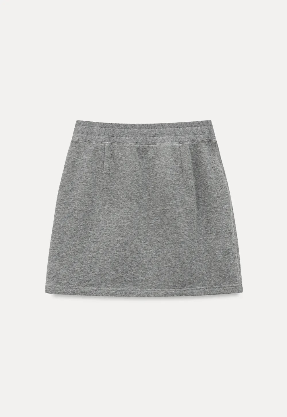 Ribbed Waistband Mini Skirt