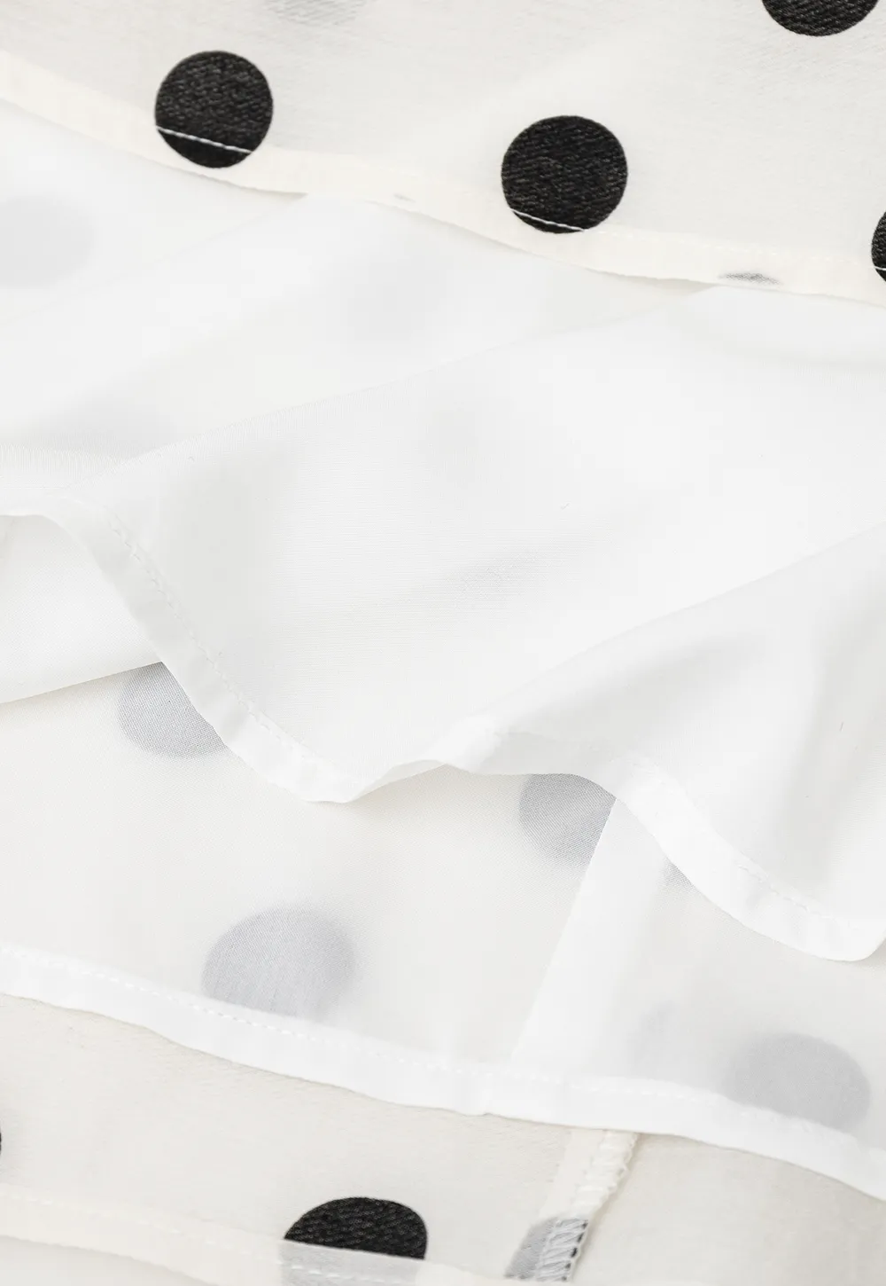 Polka Dot Print A Line Skirt