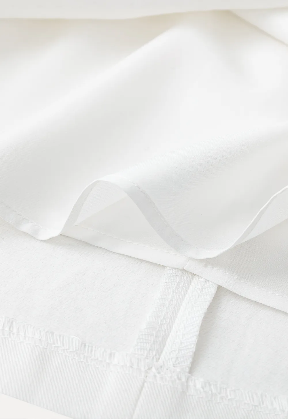 A-line knee length skirt with front seam and belt loop